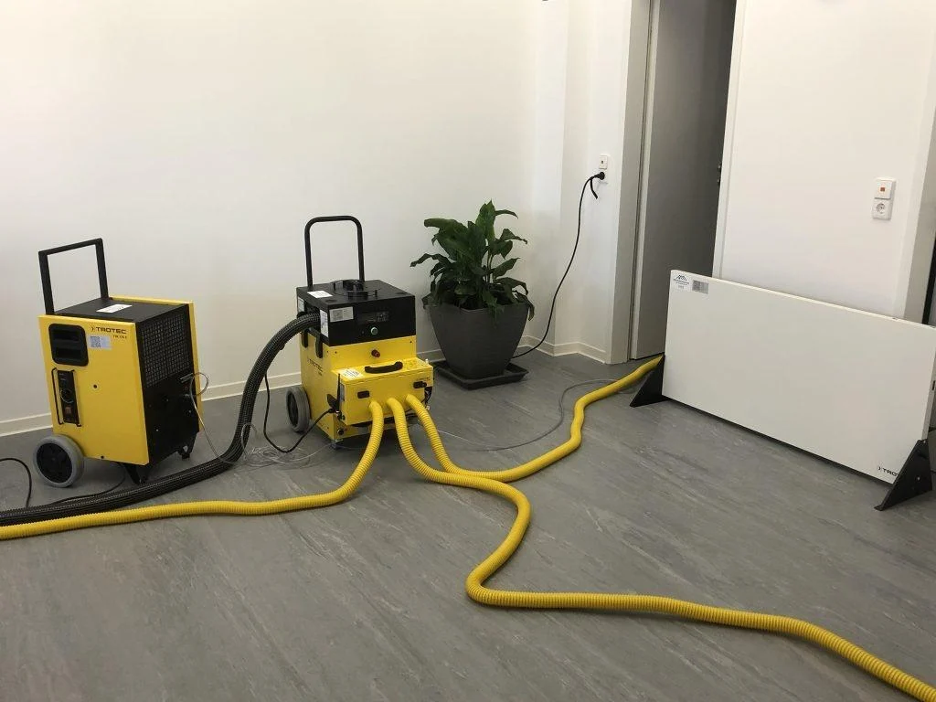 Technische Trocknung nach einem Wasserschaden